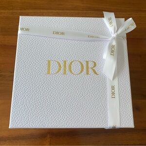 Dior White Box with Gold Accents